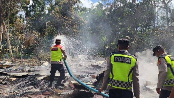 Satu Rumah di Aceh Utara Terbakar, Uang 70 Juta dan Hand Tracktor Ludes