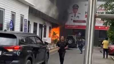 Kantor Dinas Sosial Sumut Kebakaran