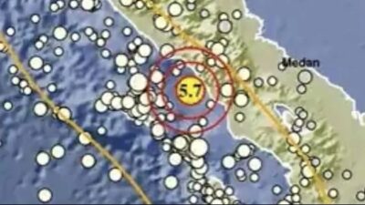 Gempa M 6,2 Guncang Aceh Barat Daya