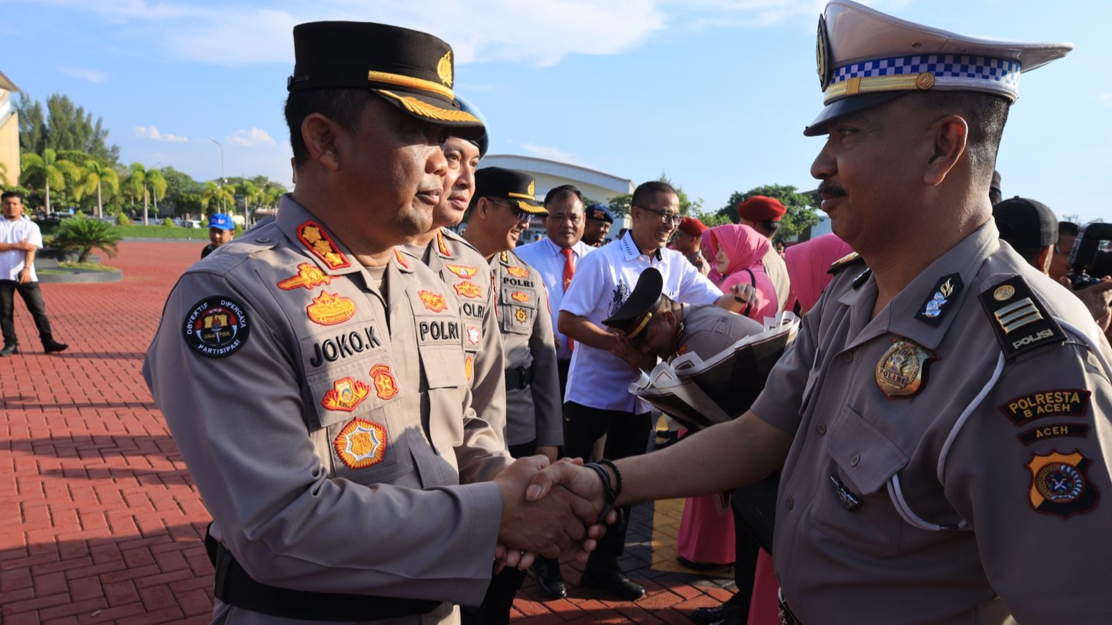 344 Polisi di Polda Aceh Naikan Pangkat