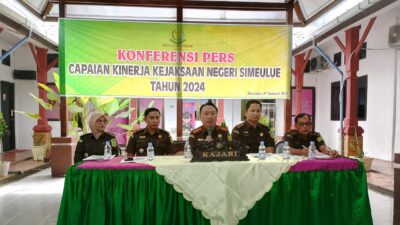 Capaian Kinerja Kejaksaan Negeri Simeulue Sepanjang 2024