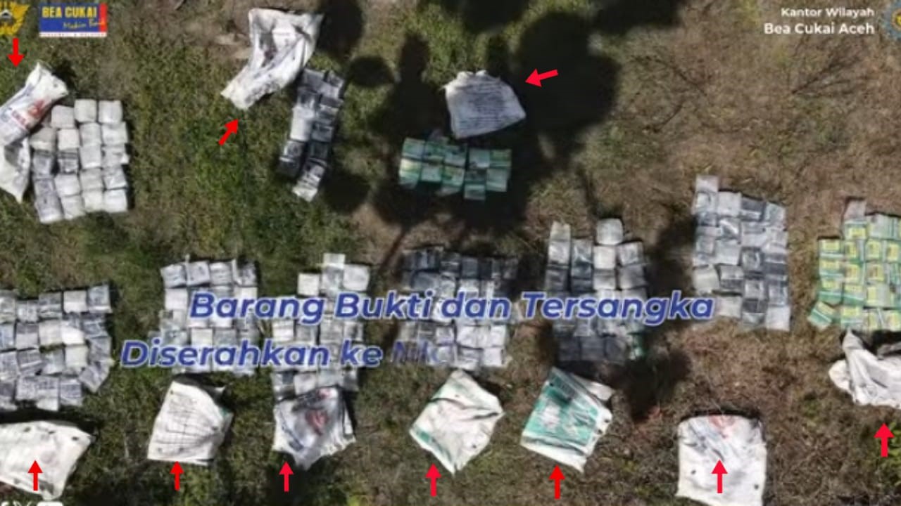 Barang Bukti Tangkapan Narkoba Disebut 9 Karung, di Foto 10 Karung