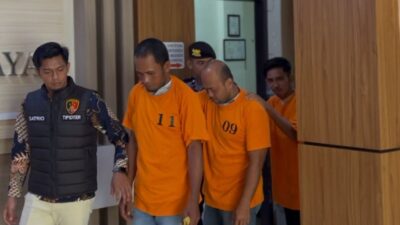 5 Tersangka Kasus Tambang Illegal Diserahkan Polres ke Jaksa Nagan Raya