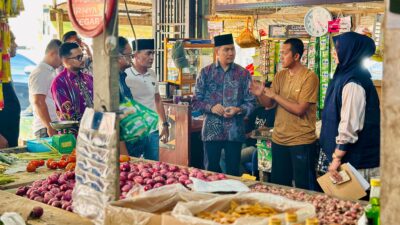 Wabup Aceh Timur Pantau Harga Komoditi di Pasar Idi Rayeuk