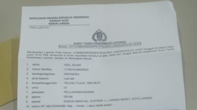 Mantan Keuchik Pusong Bantah Tudingan Gelapkan Aset