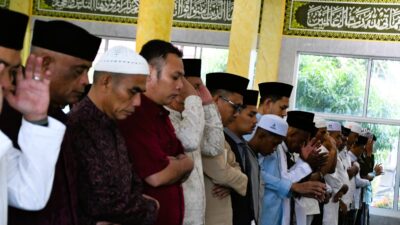 Kapolres Aceh Timur Sholat Id Bersama Masyarakat