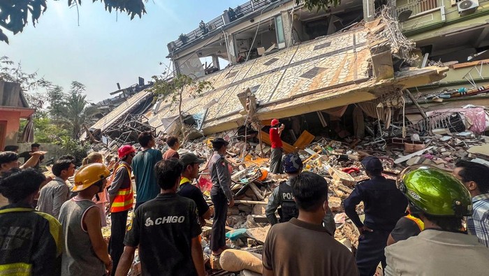 Korban Meninggal Gempa Myanmar Terus Bertambah