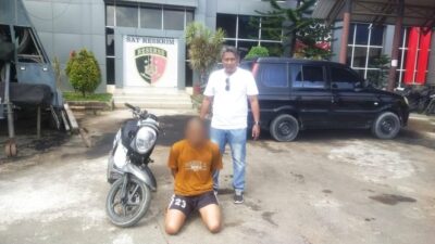 Curi Sepeda Motor Pakai Kunci Palsu, Pria di Langsa Ditangkap Polisi