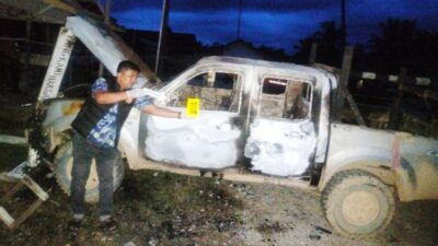 Polres Aceh Timur Dalami Kasus Pembakaran Mobil PT Atakana Company