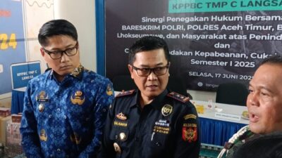 Kepala Bea Cukai Langsa, Sulaiman.