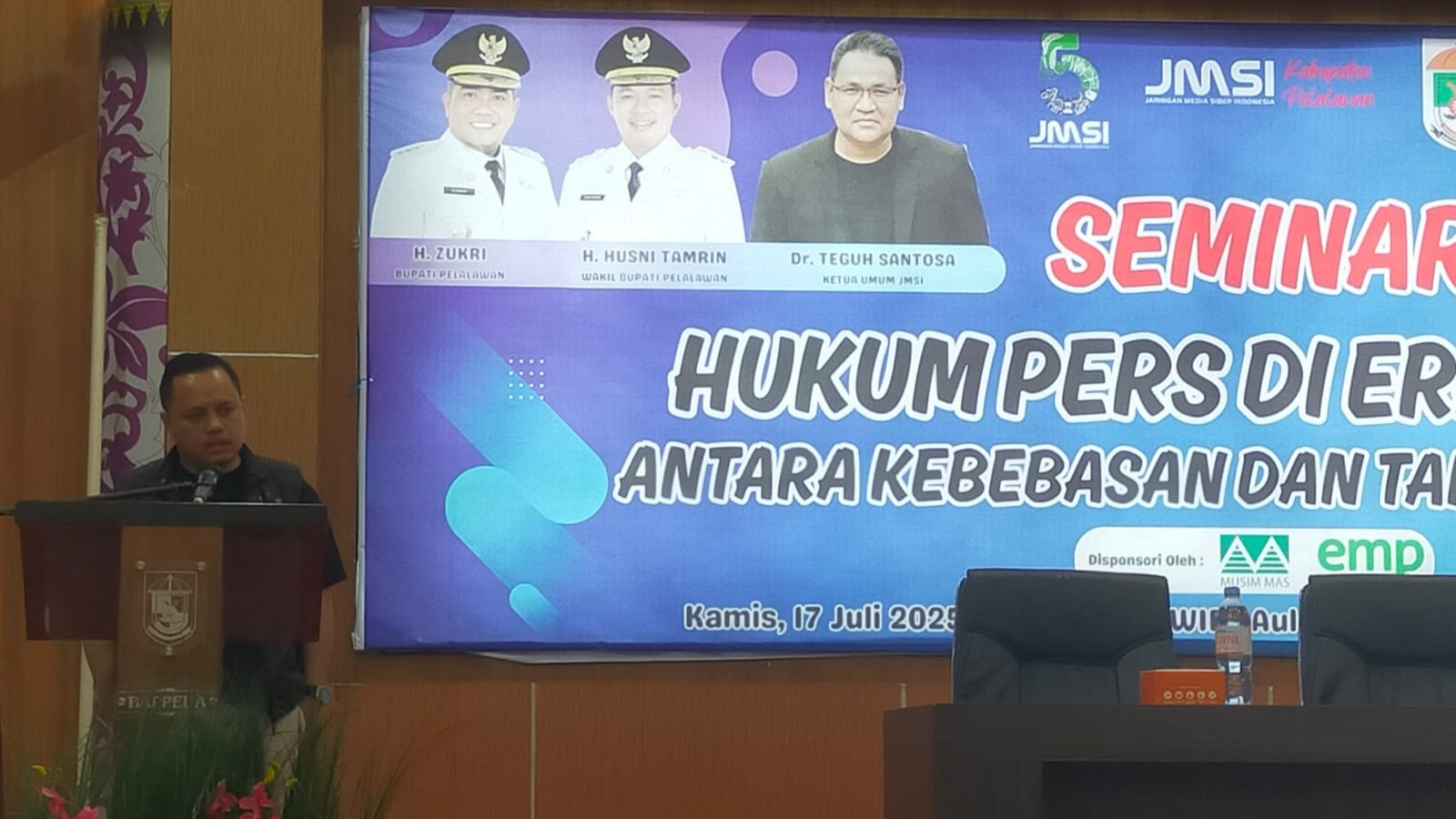 Asisten 1 Pemkab Pelalawan Jangan Berhenti Memberitakan Yang Baik Walaupun Pahit