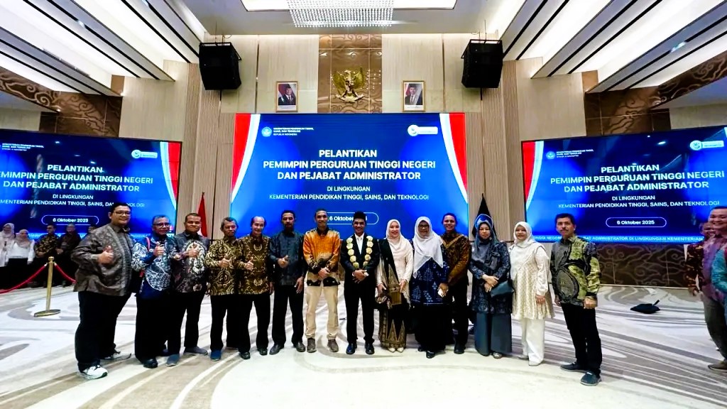 Kemendiktisaintek Lantik Rektor Baru Unsam, Tekankan Pentingnya Pendidikan Tinggi Berdampak