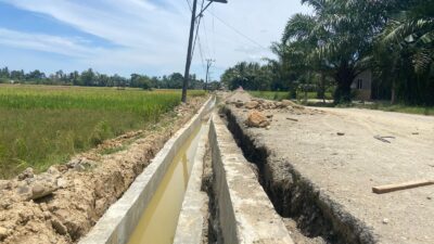 LAKI Minta APH Periksa Proyek Rehabilitasi Irigasi Gampong Matang Ceungai Langsa Timur