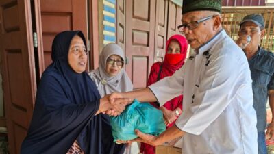 Pensiunan PKS Tanjung Seumentoh Terdampak Banjir, P3RI Kirim Bantuan