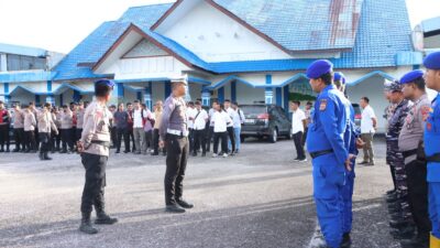 Sambut Kedatangan Wapres, Polres Aceh Singkil Kerahkan 92 Personel Bantu Kodim 0109 dalam Pengamanan
