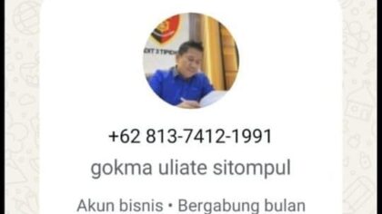 Waspada! Nomor Penipu Catut Nama Kasubdit Tipikor Polda Kepri