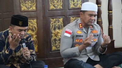 Tausiyah dan Doa Bersama Pascabanjir, Polres Aceh Timur Perkuat Mental Personel