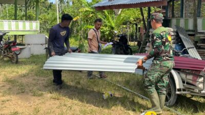 Material MCK Tiba, Satgas TMMD Percepat Pembangunan Fasilitas Sanitasi di Bireuen