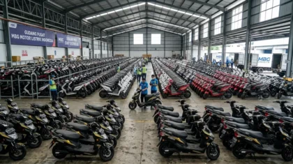 Kejagung Segel Gudang Sepeda Motor Listrik di Bogor